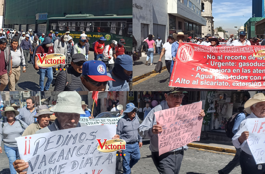  Arequipa alza la voz con fuerza y dignidad en paro nacional | Crónica